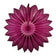 27" Purple Tissue Paper Fan