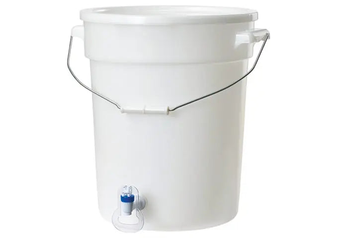 Winco PBDW-22 6 Gallon White Beverage Dispenser