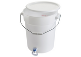 Winco PBDW-22 6 Gallon White Beverage Dispenser