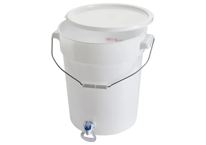 Winco PBDW-22 6 Gallon White Beverage Dispenser Winco