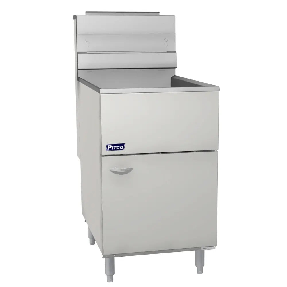 Pitco 65C+S Gas Floor Fryer 65-80 lb Stainless Steel 150K BTU