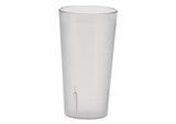 Winco PTP-32C 32 oz Clear Pebbled Tumbler 12/Pack