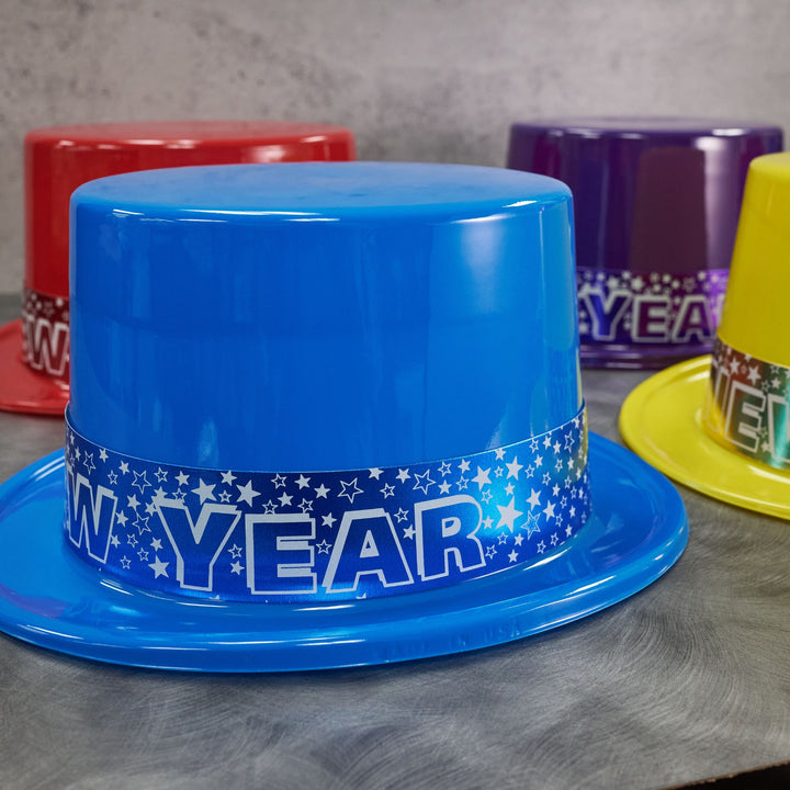 Party Time 2325 Assorted Color Top Hats