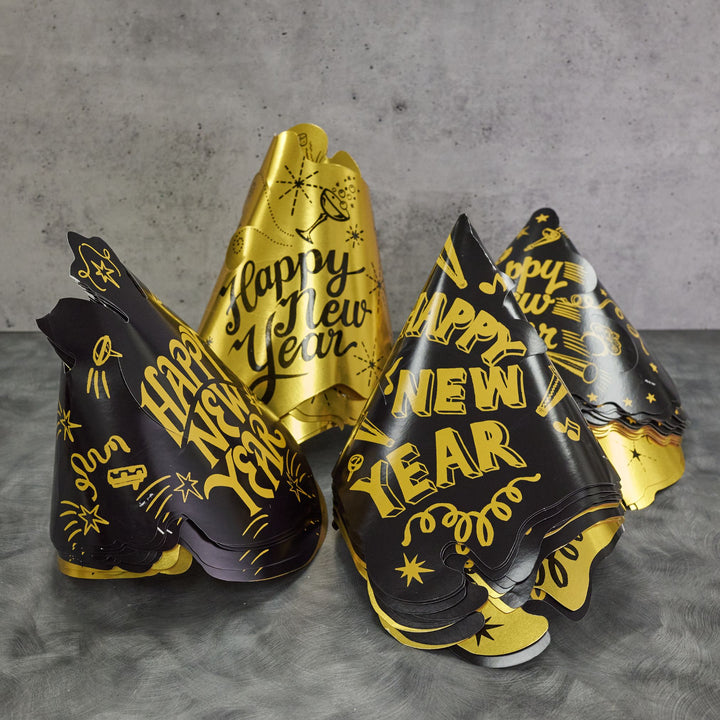 Party Time 806-100 (Gold) Sensation New Year's Eve Party Kit For 100