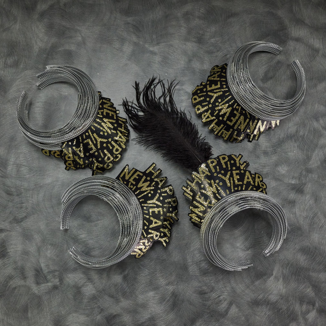 Party Time 806-100 (Gold) Sensation New Year's Eve Party Kit For 100
