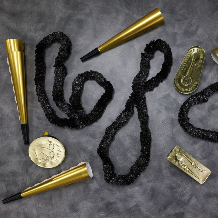 Party Time 806-100 (Gold) Sensation New Year's Eve Party Kit For 100