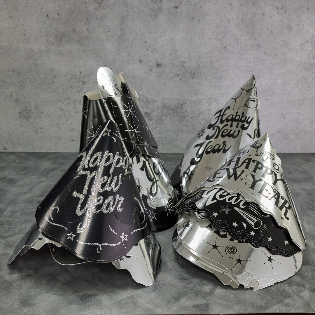 Party Time 807-100 (Silver) Sensation New Year's Eve Party Kit For 100