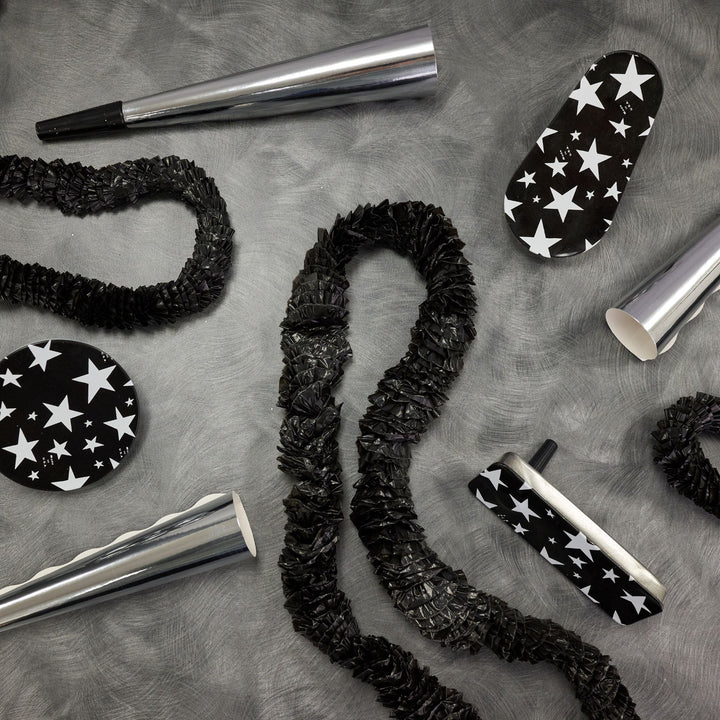 Party Time 807-100 (Silver) Sensation New Year's Eve Party Kit For 100