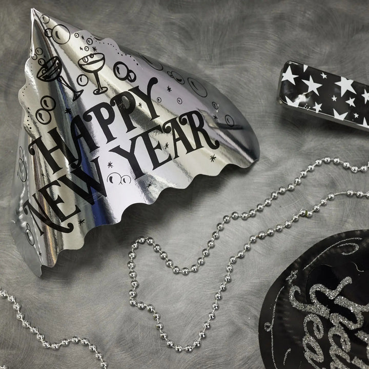 Party Time 807-100 (Silver) Sensation New Year's Eve Party Kit For 100 Party Time