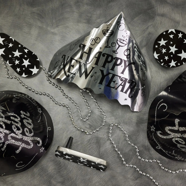 Party Time 807-100 (Silver) Sensation New Year's Eve Party Kit For 100 Party Time