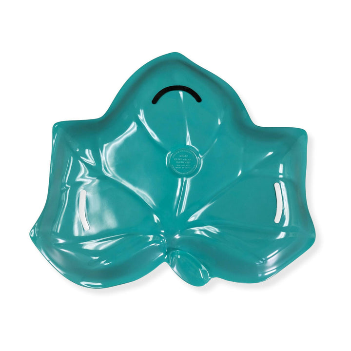 EGS M1312-TQ Country Kitchen Turquoise Maple Leaf Platter Elite Global Solutions