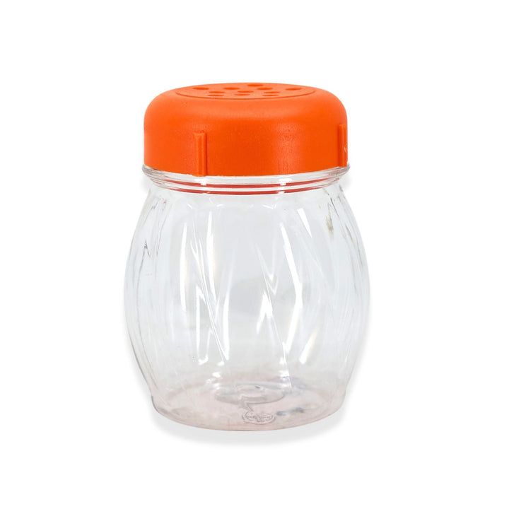 American Metalcraft 6 Oz Cheese Shaker with Orange Perf Top American Metalcraft