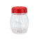 American Metalcraft 6 Oz Cheese Shaker with Red Slotted Top