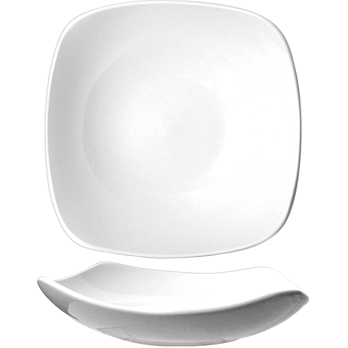 ITI QP-18 Quad 8.5" Square 16 oz Soup Plate International Tableware