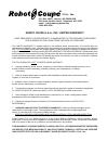 Robot Coupe R101P 2 Quart Food Processor with 5 Discs