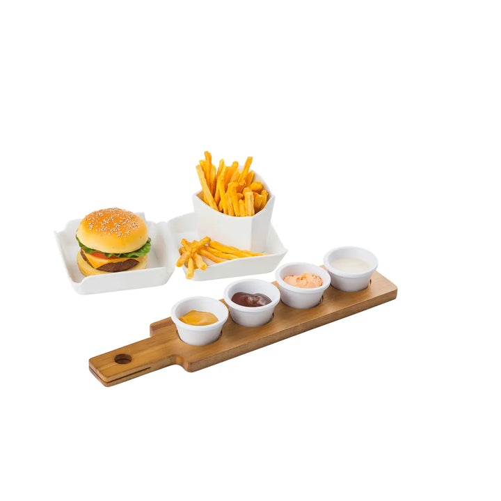 Tablecraft RAM3B 3 Oz Plain Ramekin Melamine Bone Tablecraft