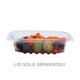 World Centric RD-CS-8 8 oz PLA Rectangular Deli Container - Bottom Only
