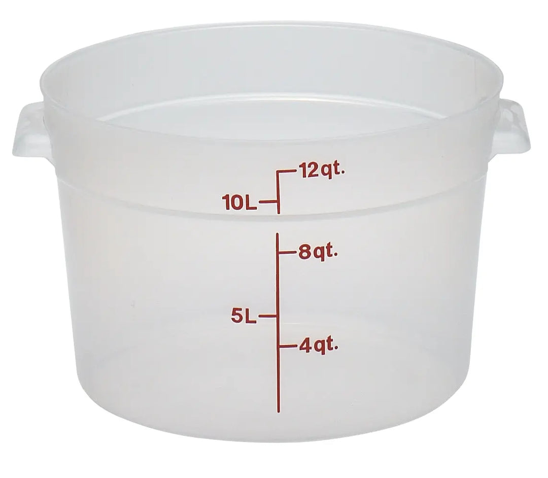 Cambro RFS12PP 12 Qt Round Translucent Container Cambro