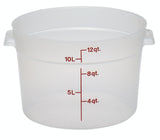 Cambro RFS12PP 12 Qt Round Translucent Container