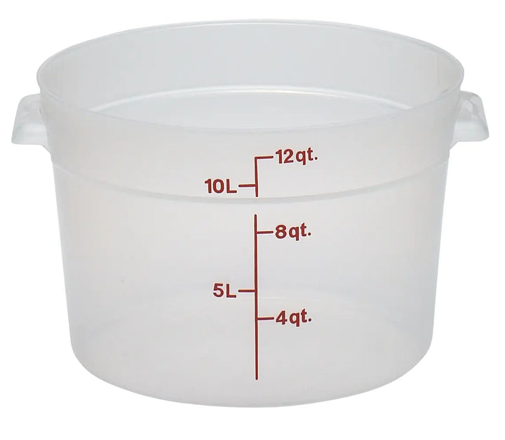 Cambro RFS12PP 12 Qt Round Translucent Container Cambro