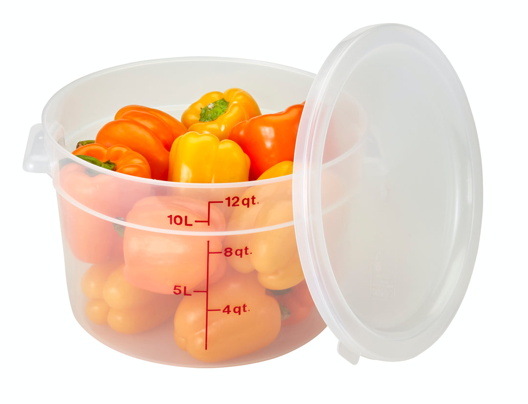 Rfs Container Cambro RFS12PP 12 Qt Round Translucent Container