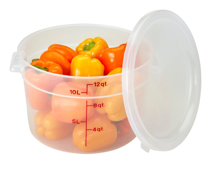Cambro RFS12PP 12 Qt Round Translucent Container Cambro