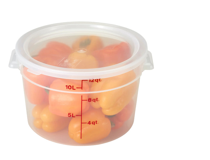 Cambro RFS12PP 12 Qt Round Translucent Container Cambro