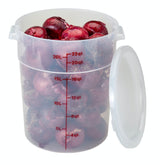 Cambro RFS22PP 22 Qt Round Translucent Container