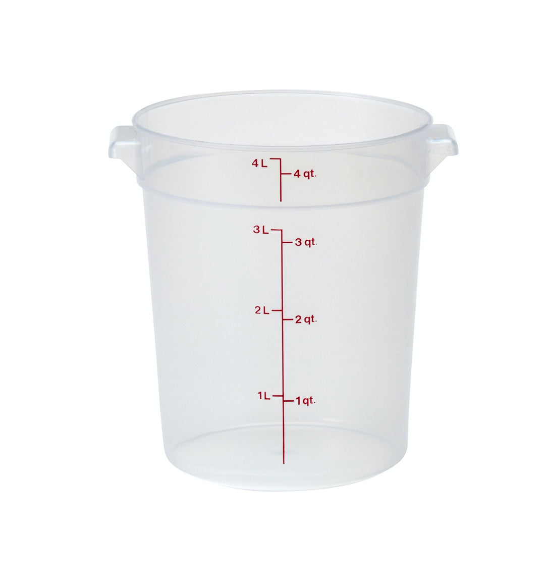 Cambro RFS4PP-190 4 Qt Round Translucent Container Cambro