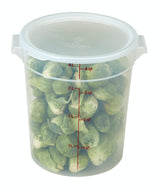 Cambro RFS4PP-190 4 Qt Round Translucent Container