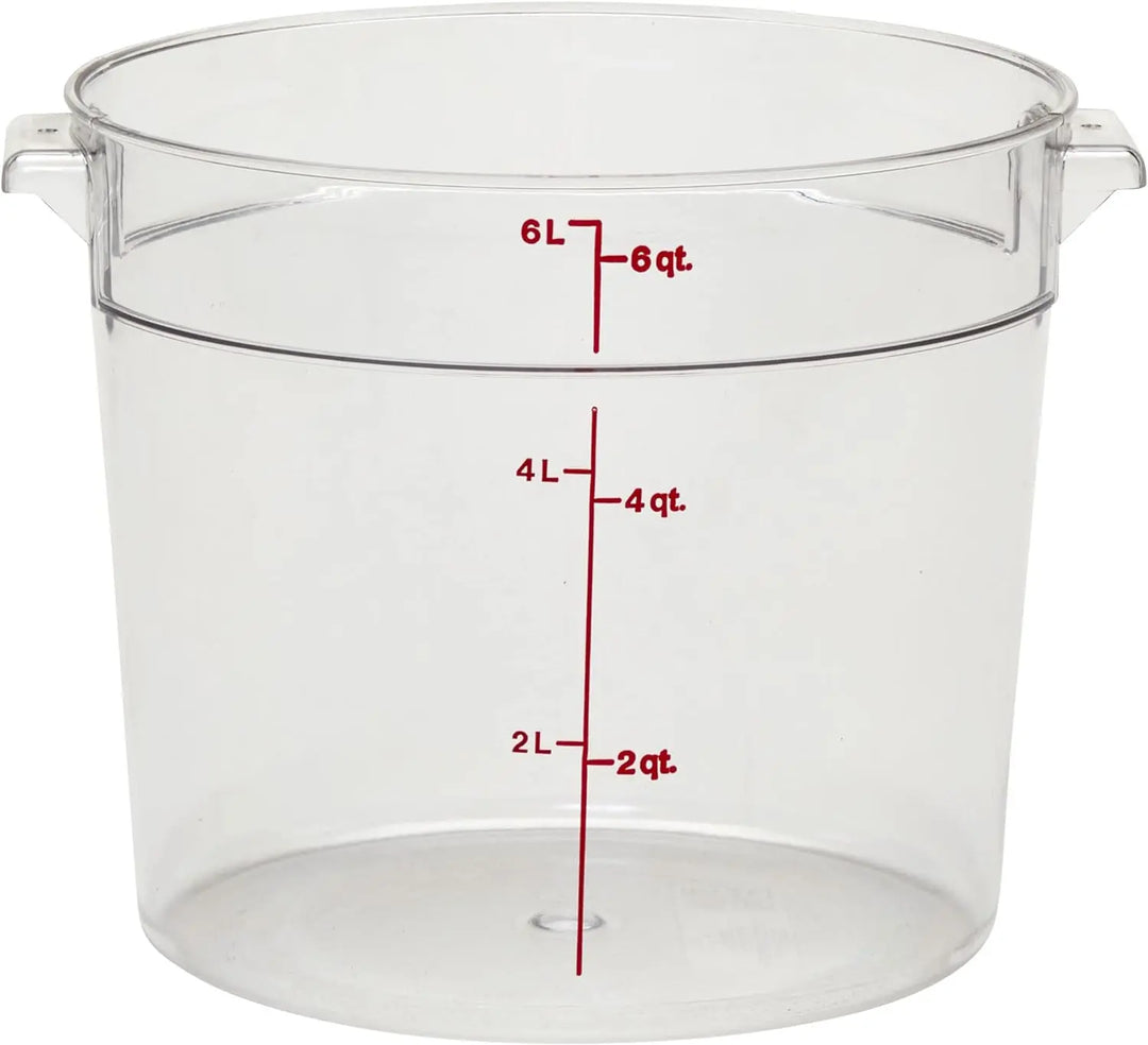 Cambro RFSCW6 6 Qt Round Container Cambro