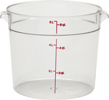 Cambro RFSCW6 6 Qt Round Container
