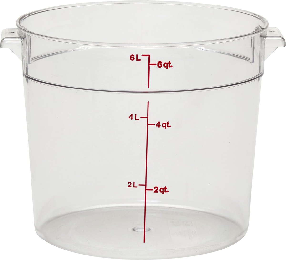 Cambro RFSCW6 6 Qt Round Container - ShopAtDean