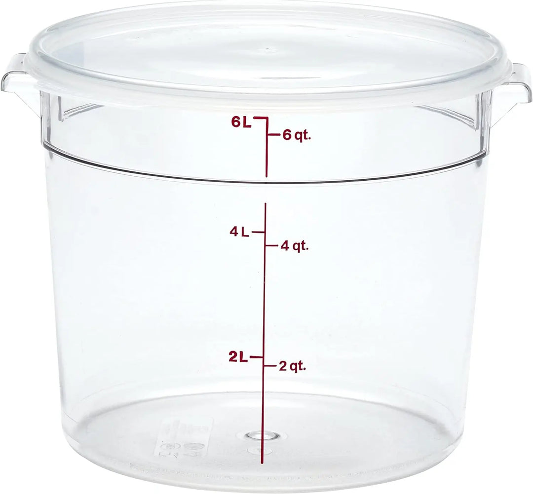 Cambro RFSCW6 6 Qt Round Container Cambro