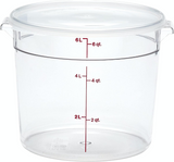 Cambro RFSCW6 6 Qt Round Container