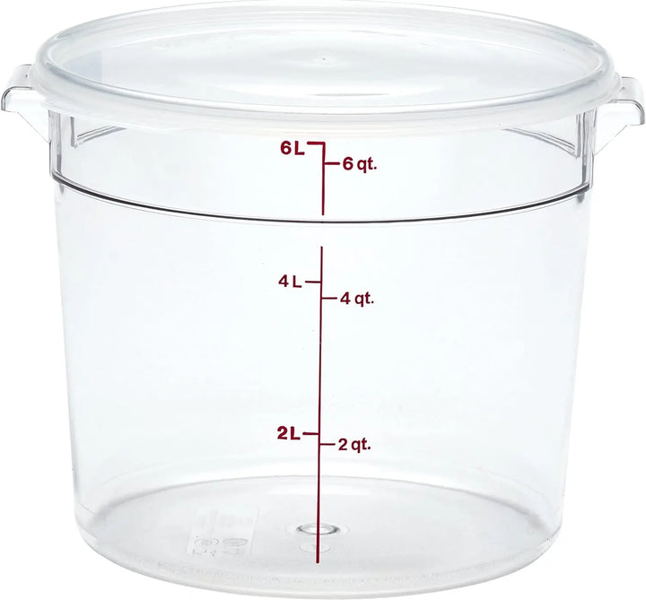 Cambro RFSCW6 6 Qt Round Container Cambro