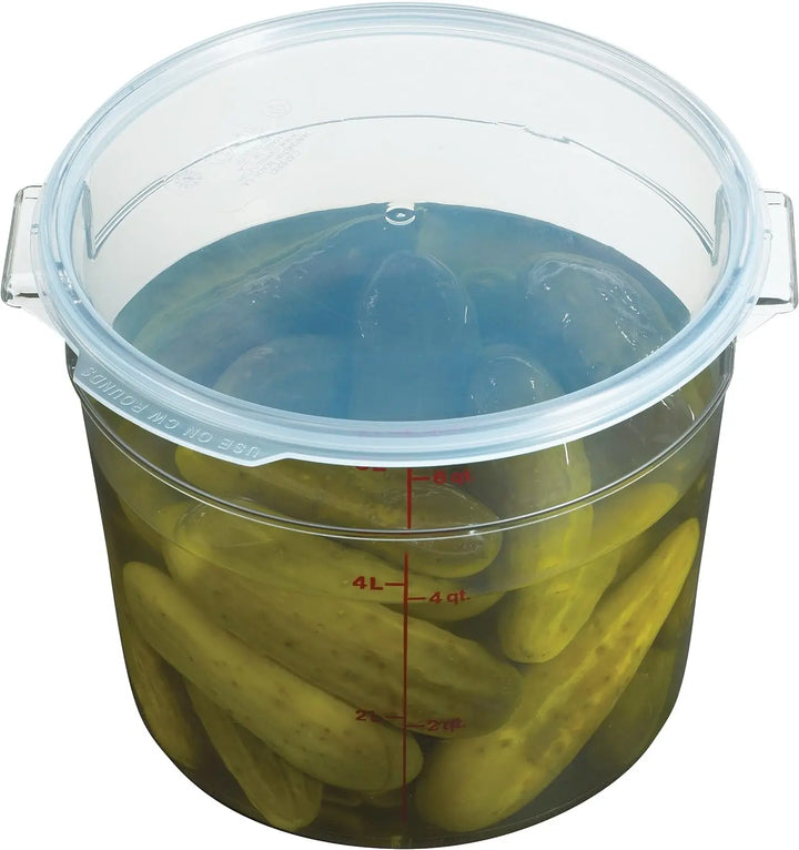 Cambro RFSCW6 6 Qt Round Container Cambro
