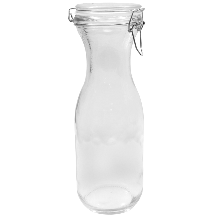 Tablecraft RGC34 34 oz Resealable Glass Carafe with Silicone Seal Tablecraft