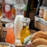 Tablecraft RGC34 34 oz Resealable Glass Carafe with Silicone Seal