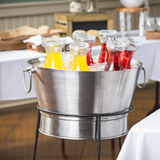 Tablecraft RGC34 34 oz Resealable Glass Carafe with Silicone Seal