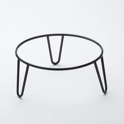 American Metalcraft RSRBH4 4" Round Rubberized Steel Hairpin Stand