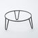 American Metalcraft RSRBH4 4" Round Rubberized Steel Hairpin Stand