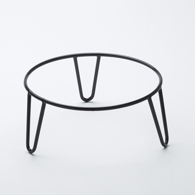 American Metalcraft RSRBH4 4" Round Rubberized Steel Hairpin Stand American Metalcraft