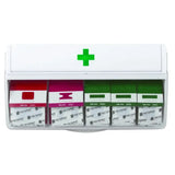 San Jamar MKBD100 Mani-Kare Blue Bandage Dispenser Wall Mount