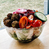 World Centric SB-CS-32 32 oz Clear 6.7" Salad Bowl