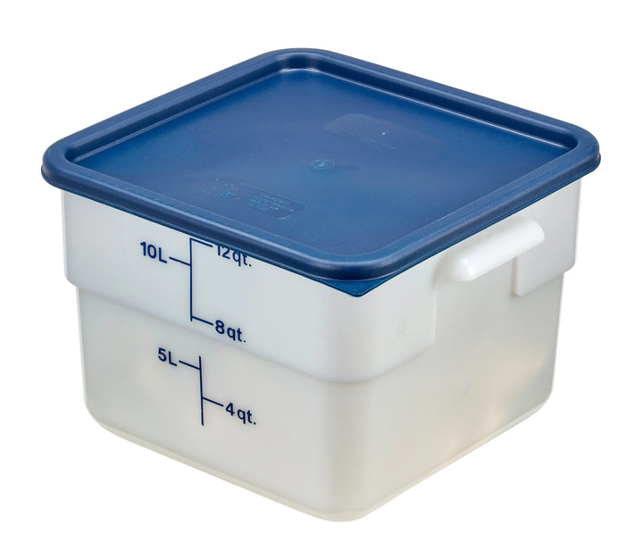 Cambro SFC12-453 Camsquares Blue Square Lid for 12, 18 and 22 qt Food Containers Cambro