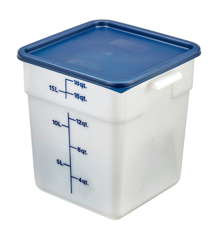 Cambro SFC12-453 Camsquares Blue Square Lid for 12, 18 and 22 qt Food Containers Cambro