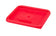 Cambro SFC6-451 Camsquares Red Square Lid for 6 and 8 qt Food Containers
