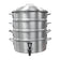18-Inch, 3-Tier Aluminum Steamer with Lid and Baskets