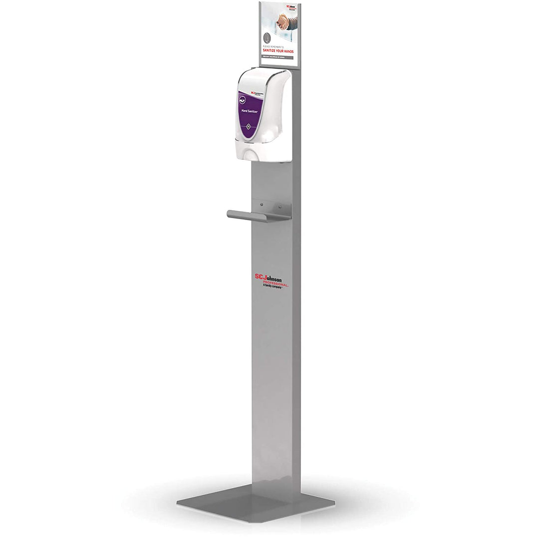 Deb Touch-Free Silver Dispenser Stand for Hand Sanitizer (Stand Only)
